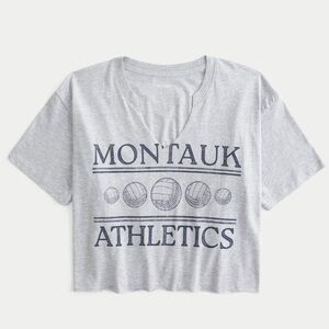 Oversized Montauk Athletics Graphic Tee